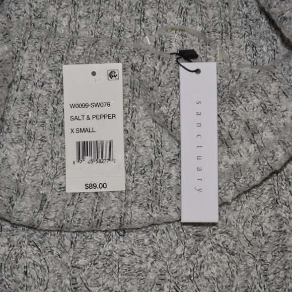 SANCTUARY CLOTHING Cowl-Neck Sweater - SALT & PEPP - Picture 4 of 6